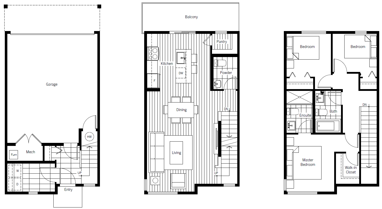 3 Story Townhomes - SW Calgary