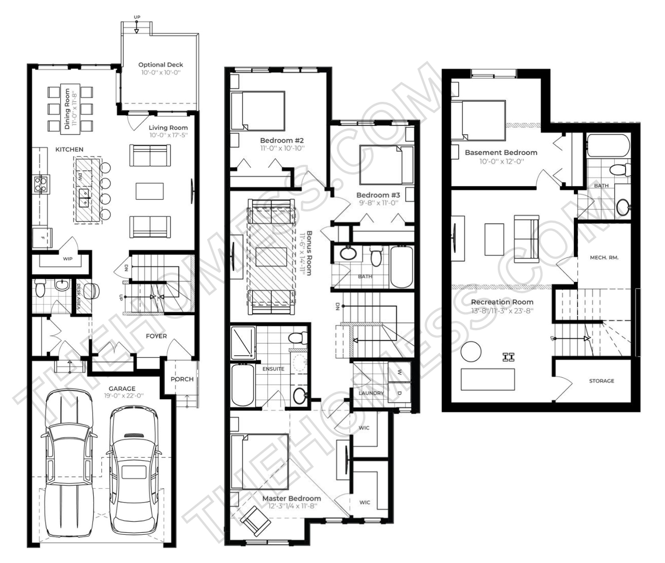 Front Garage Detached Homes RH - Edmonton