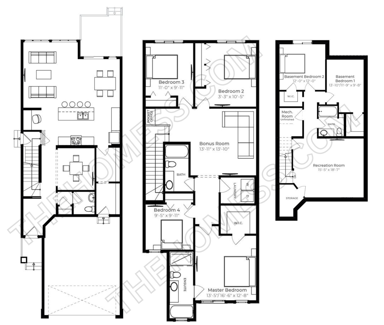 Front Garage Detached Homes RH - Edmonton