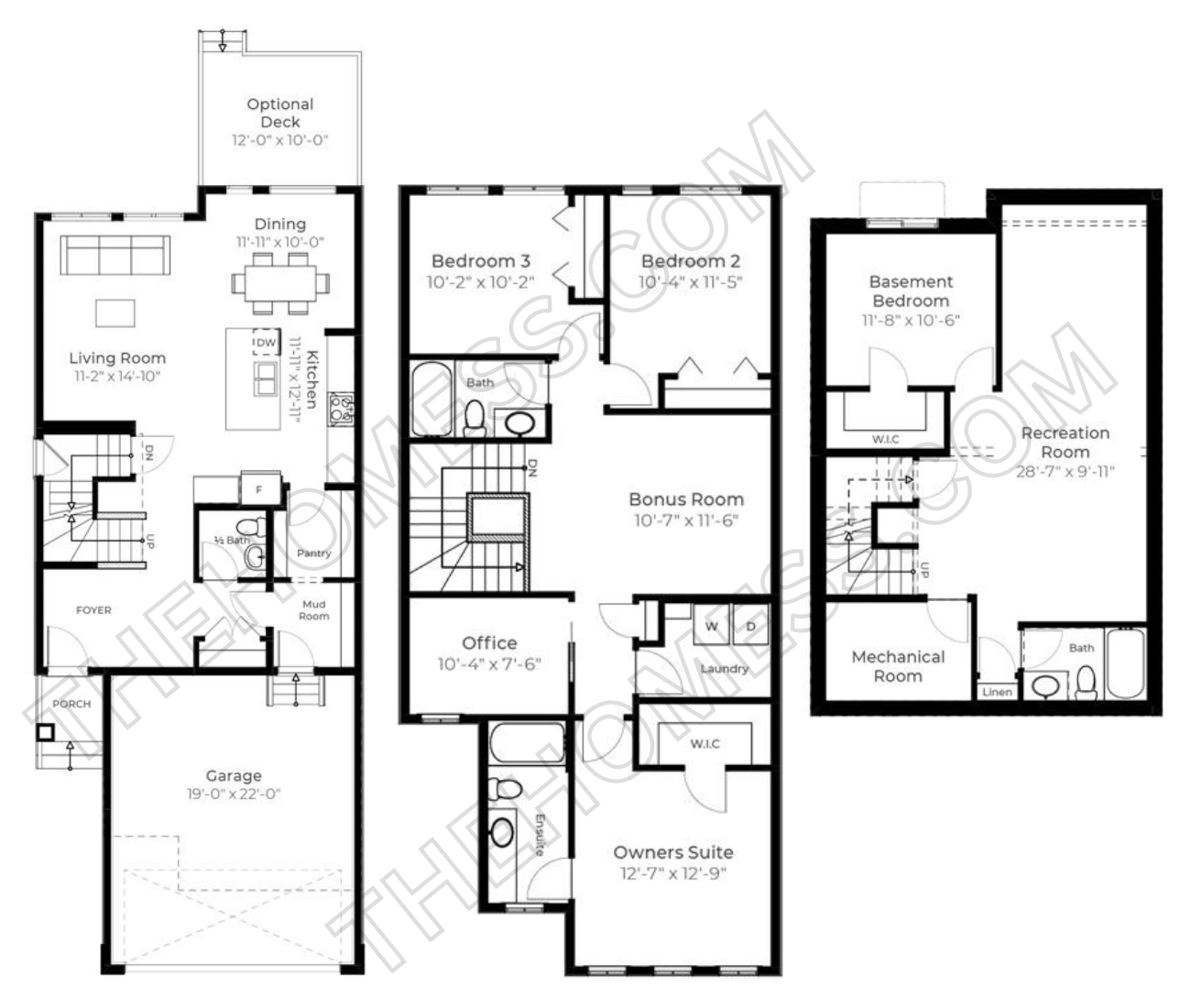 Front Garage Detached Homes RH - Edmonton