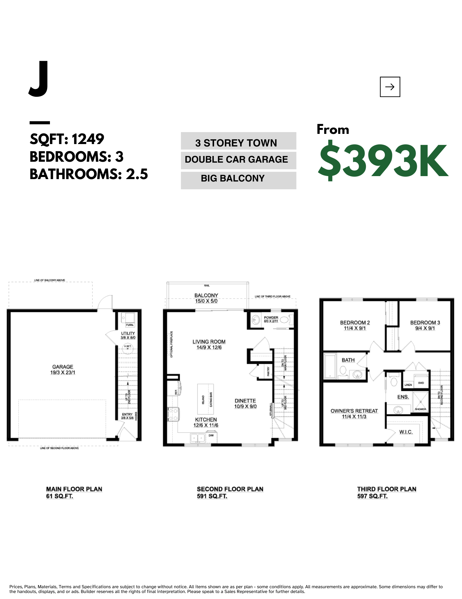 Low Fee Townhome - West Secord, Edmonton